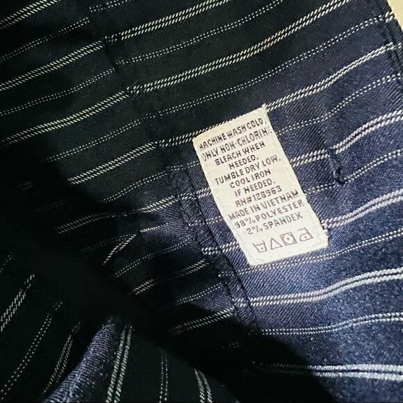 Paper bag high waisted belted style dress pants cropped size 7 - Picture 4 of 11